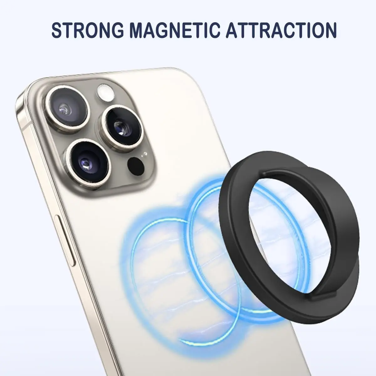 magnetic silicone phone holder for iphone and samsung universal loop grip stand in various colors - الصورة 7