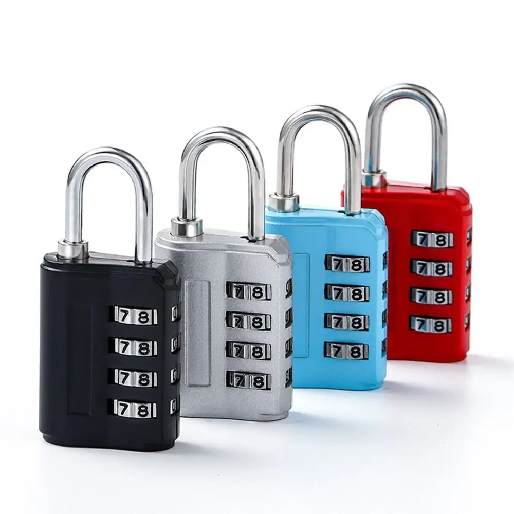 durable zinc alloy 4 digit combination lock for travel luggage and storage security - Image 5