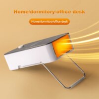 compact portable electric heater desktop hand warmer mini fan for winter dormitory and home use