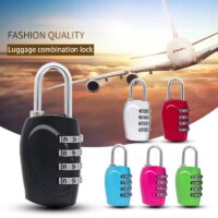 colorful 4-digit combination padlock for gym lockers and travel safety secure your belongings