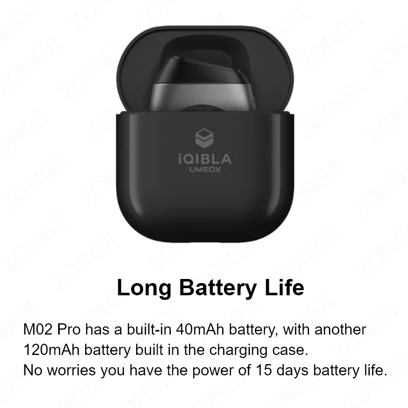 smart digital prayer bead counter with vibration reminder and portable charging case - الصورة 3