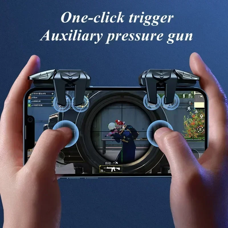 six finger mobile game trigger for pubg aim shooting compatible with iphone and android - Image 6