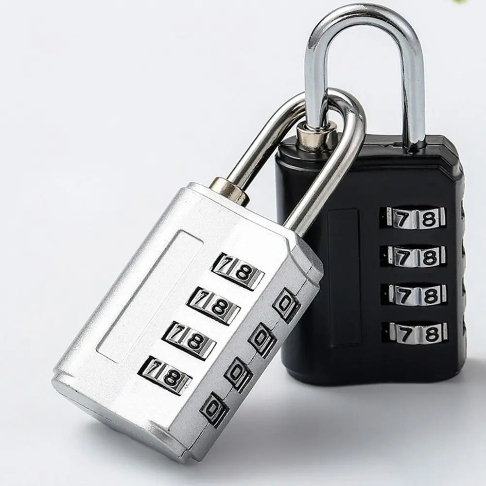 durable zinc alloy 4 digit combination lock for travel luggage and storage security