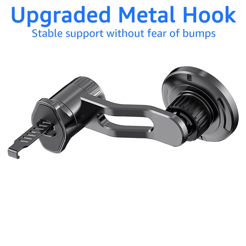 universal magnetic car phone holder strong grip air vent mount for iphone and samsung compatible - الصورة 4