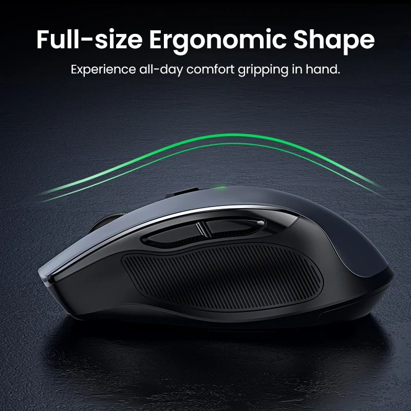 wireless ergonomic mouse with 4000 dpi silent buttons for macbook laptop and tablet use - Image 4