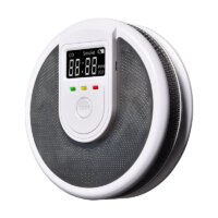 2 in 1 independent smoke and carbon monoxide detector for home office and school safety