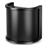 universal condenser microphone pop filter for clear recording studio quality metal windscreen accessory