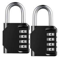 resettable 4 digit combination lock waterproof heavy duty padlock for outdoor school use