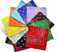 trendy unisex 2024 fashion hip hop bandana square scarf versatile headband for all seasons