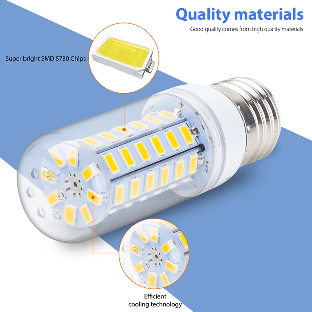 energy efficient e27 corn light bulbs perfect for home decor with 50000 hours lifespan - Image 6