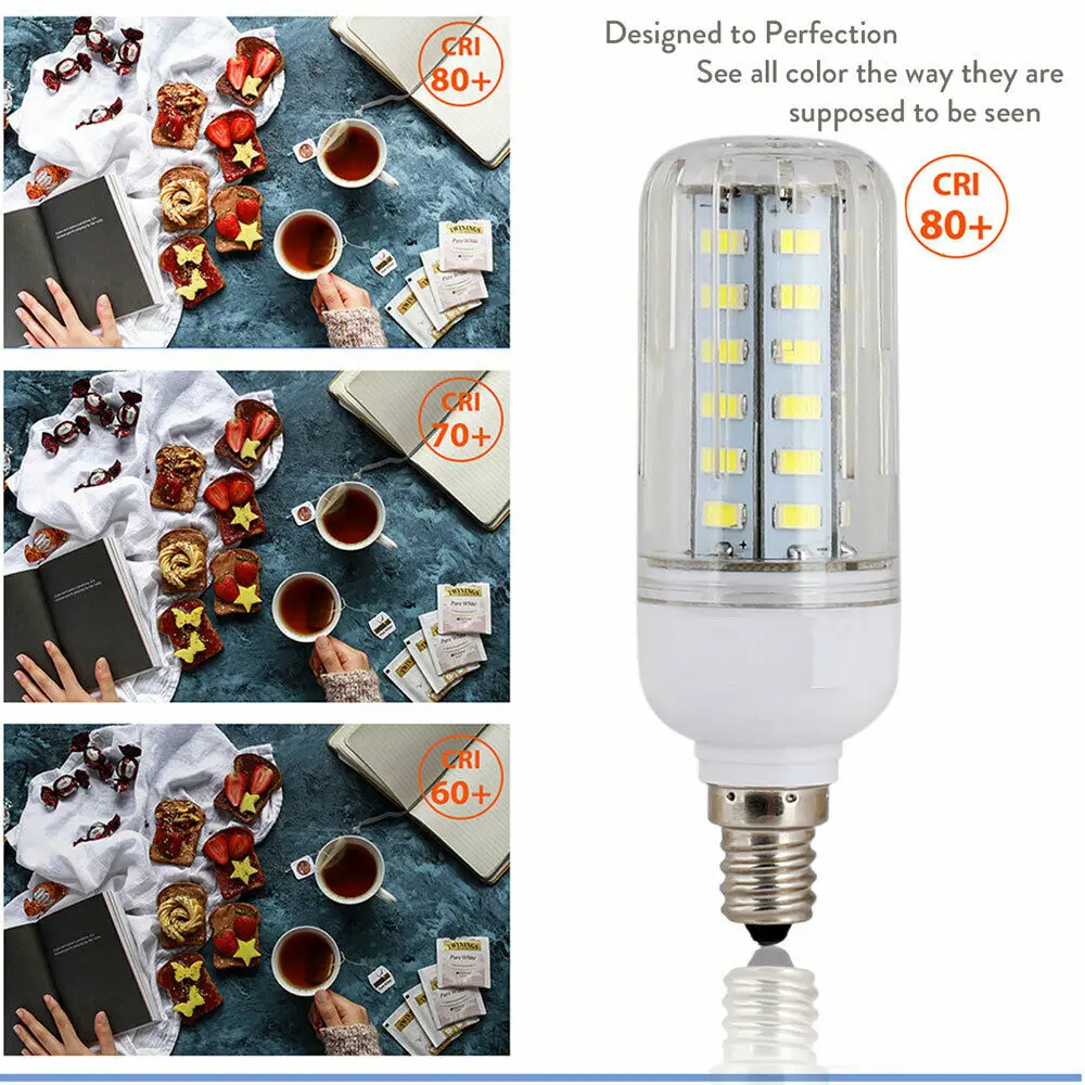 energy efficient led corn bulbs for home decoration chandelier light e27 b22 e14 warm white - Image 3