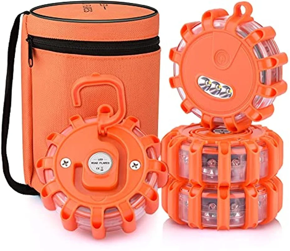 led car emergency light v16 homologated magnetic beacon safety flares for roadside assistance