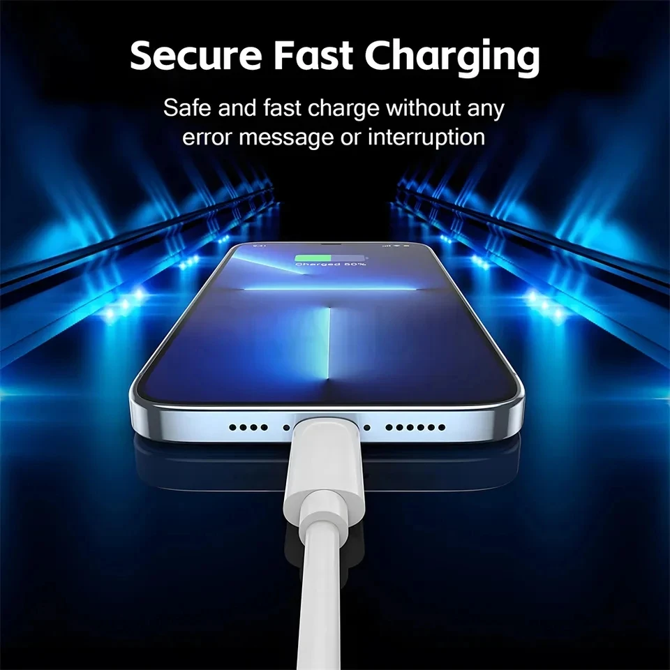 30w fast charging usb c to ios cable for iphone 14 13 12 11 pro max 2m length - Image 7