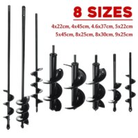 versatile earth planter spiral auger drill bit kit for effortless gardening and landscaping tasks