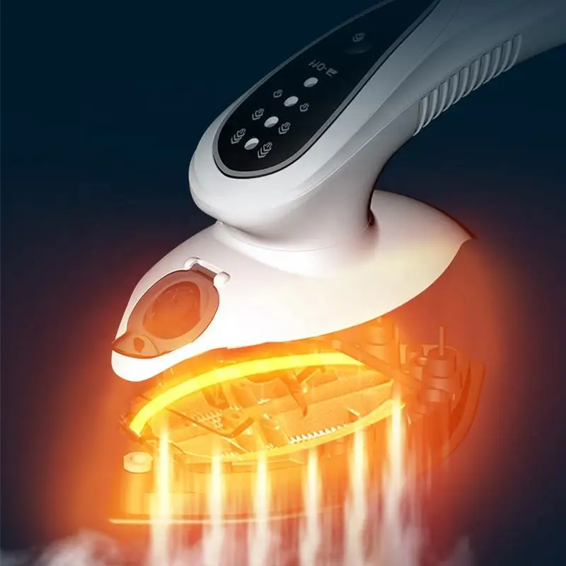 compact quick-heat 1000w hand garment iron steamer for effortless travel and home use - الصورة 6