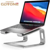 ergonomic detachable laptop stand in aluminium for macbook air pro and more stylish colours