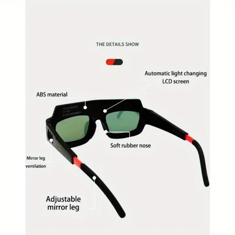 automatic darkening anti glare welding goggles for ultimate eye protection during safe welding work - Image 3