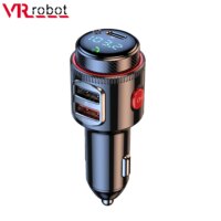wireless car mp3 player and fast charge usb adapter with bluetooth fm transmitter handsfree support
