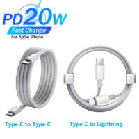 premium fast charging type c to lightning cables for iphone 14 13 12 11 2m 1m data transfer