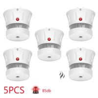 independent smoke detector for home security reliable fire and smoke alarm sensor with long battery life