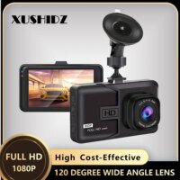 1080p hd dash camera with night vision and parking monitor features loop recording and g-sensor