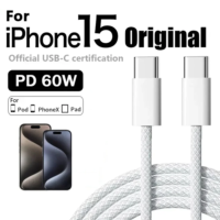 60w fast charger with 6a usb c cable for iphone 15 16 pro max samsung xiaomi