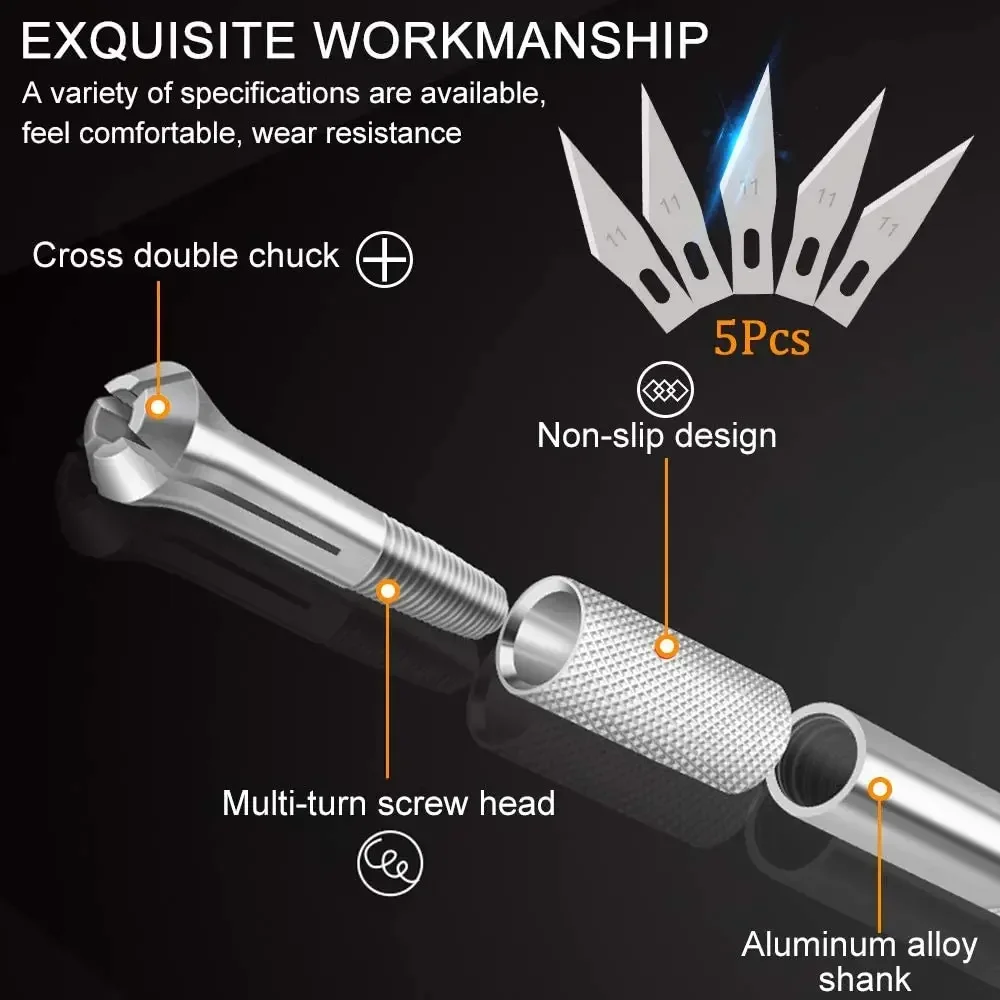 42 in 1 model building tool set for gundam hobbies DIY grinding polishing accessories kit - الصورة 3