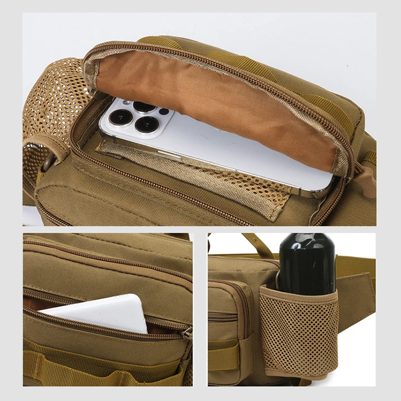 versatile tactical fishing chest bag outdoor waist pack for camping hiking and climbing - الصورة 5