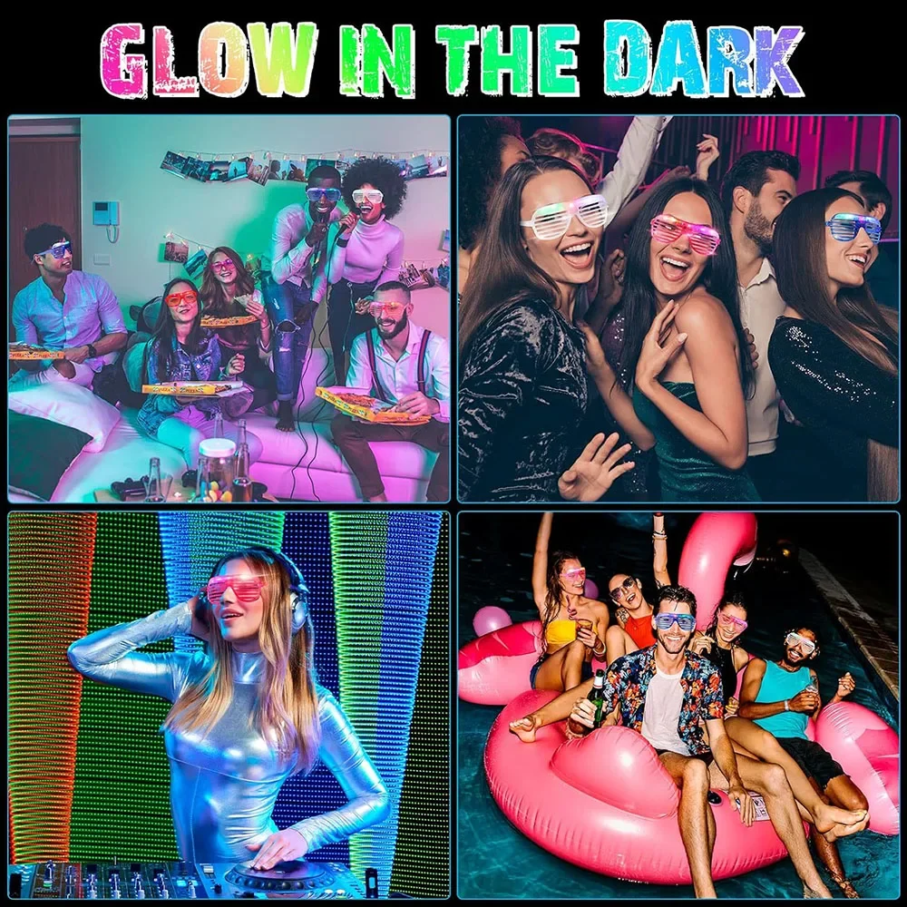 glow in the dark led glasses for vibrant parties and unforgettable wedding celebrations - Image 6