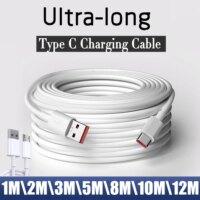 fast charging 66w usb type c cable for android devices length options from 1m to 12m