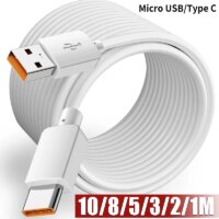 extra long micro usb type c fast charging cable for universal devices up to 10m length