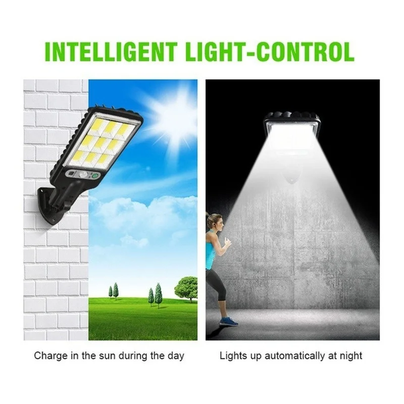 energy efficient solar street light with motion sensor waterproof design for garden and yard use - Image 6