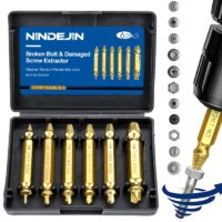 premium damaged screw extractor set for effective removal of broken bolts and studs