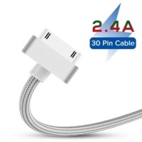 fast charging usb cable for iphone ipad 30 pin adapter data sync cord in multiple colors
