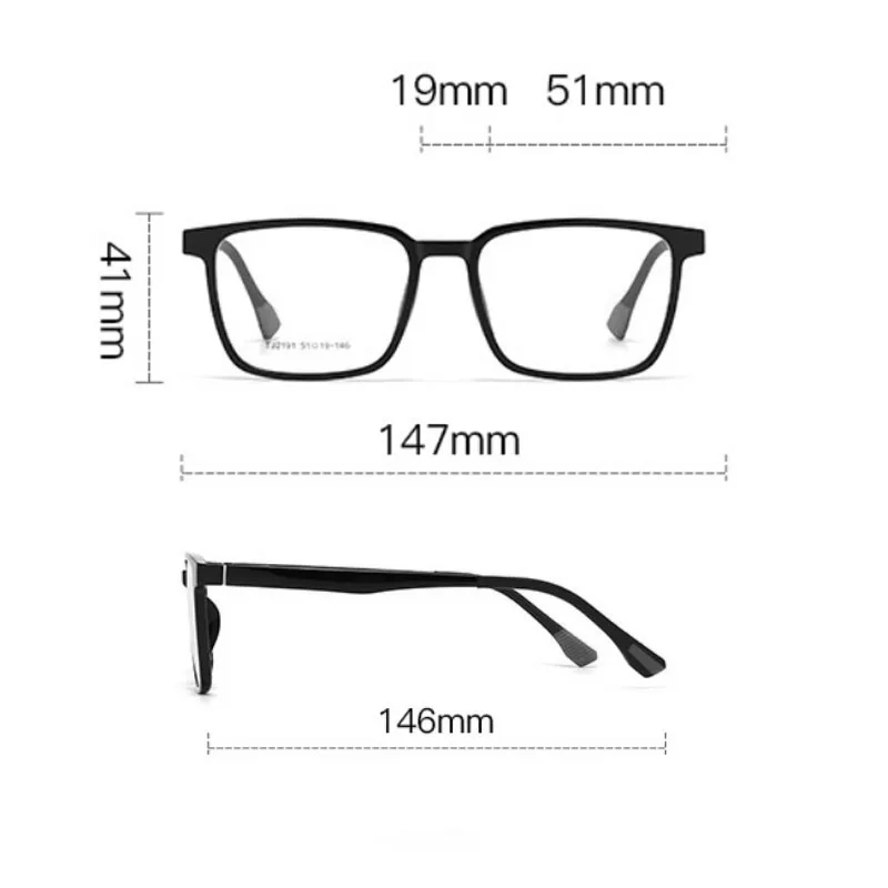 flip up magnetic clip on polarized prescription glasses for men and women with night vision functionality - الصورة 6