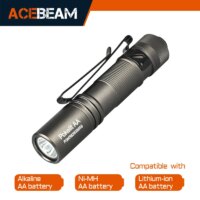 compact 1000 lumens rechargeable edc flashlight with high cri waterproof pocket design
