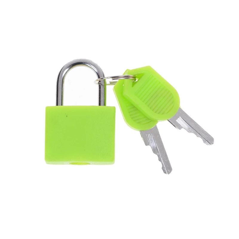 5pcs mini steel padlocks in vibrant colours perfect for luggage diaries and personal security - الصورة 6