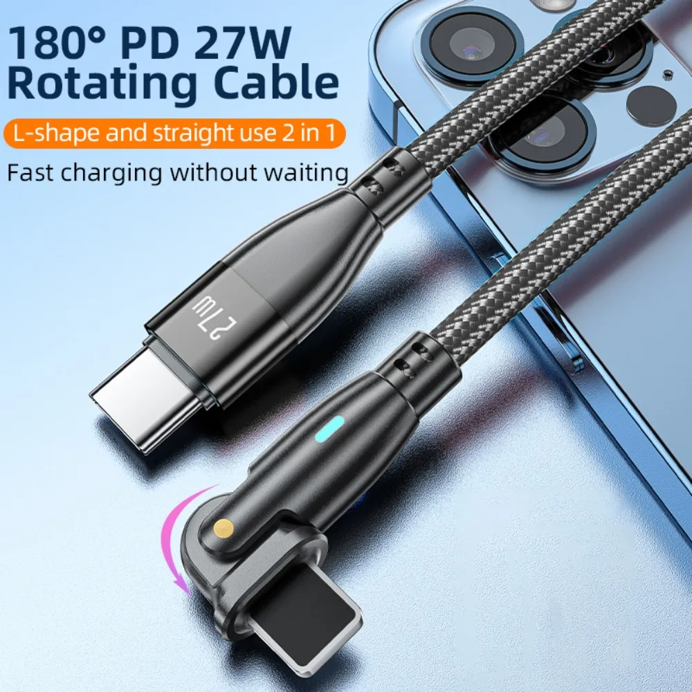 fast charging usb c to lightning cable for iphone 14 13 12 pro max 2m in vibrant colors - Image 3