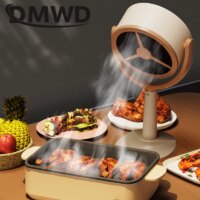 portable rechargeable wireless hot pot barbecue smoke extractor fan for clean air anytime
