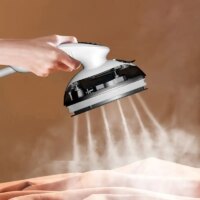 compact quick-heat 1000w hand garment iron steamer for effortless travel and home use