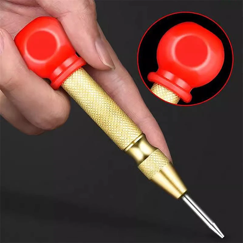 automatic center punch tool for metalworking and woodworking spring loaded hole drilling device - Image 6