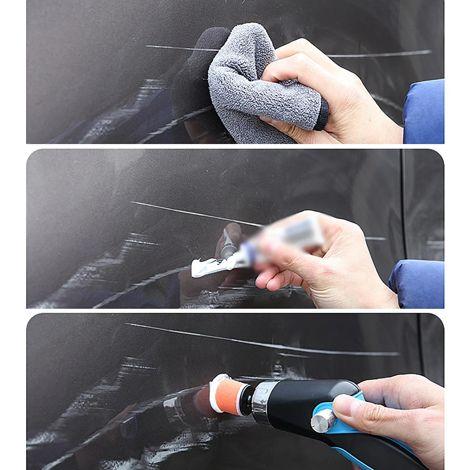 60w mini car polishing machine with adjustable speed home DIY scratch repair wax tool - Image 5