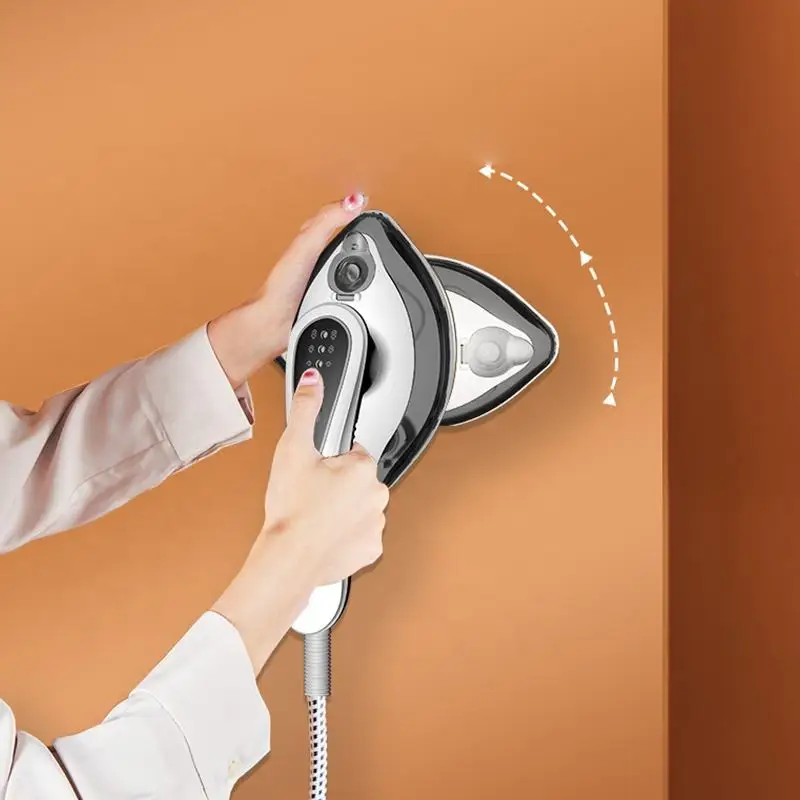 compact quick-heat 1000w hand garment iron steamer for effortless travel and home use - الصورة 5