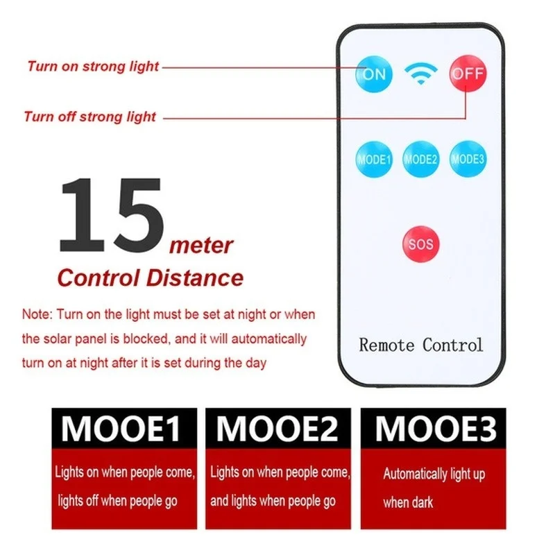 energy efficient solar street light with motion sensor waterproof design for garden and yard use - Image 7