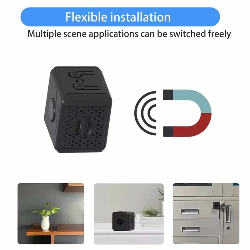 1080p mini wireless wifi camera for home security with motion detection and color night vision - Image 5