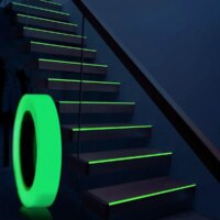 luminous glow in the dark tape for stair safety and home decor anti collision warning stickers