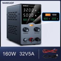 high precision dc power supply 0 to 30v 10a with led display and usb port