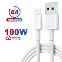 100w fast charging cable for apple iphone compatible with 14 13 12 11 pro max 1m 2m length