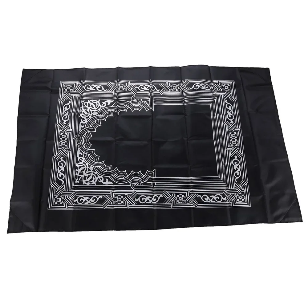 portable waterproof muslim prayer rug with compass for travel outdoor use stylish design - الصورة 6