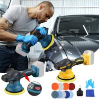 cordless car polisher set 5500rpm portable wireless polishing machine for makita and dewalt tools